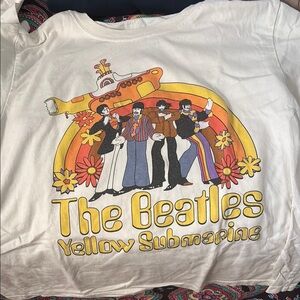The Beatles White Kids T-Shirt